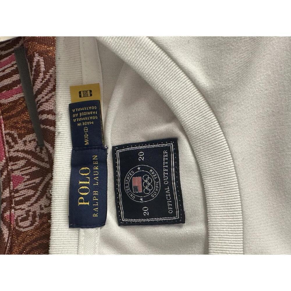 Polo Ralph Lauren Olympics Team USA white t-shirt Size Medium (10-12) - Picture 6 of 6
